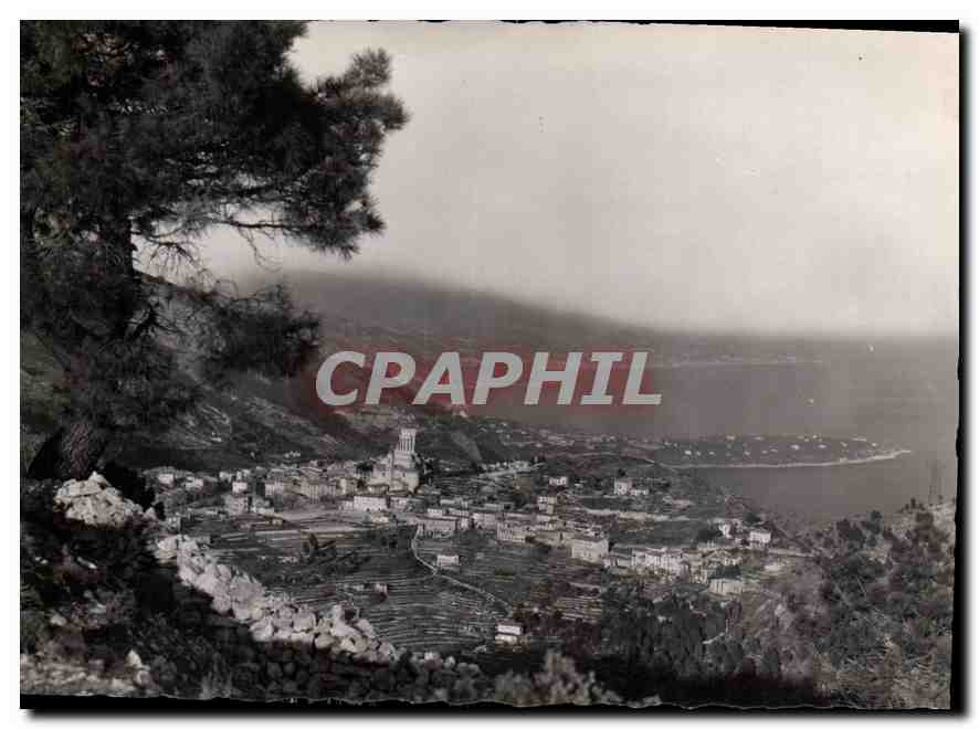 La Turbie — Vue générale, le Cap-Martin et l'Italie — Éditions RENE. 8, rue Moussy, Pari