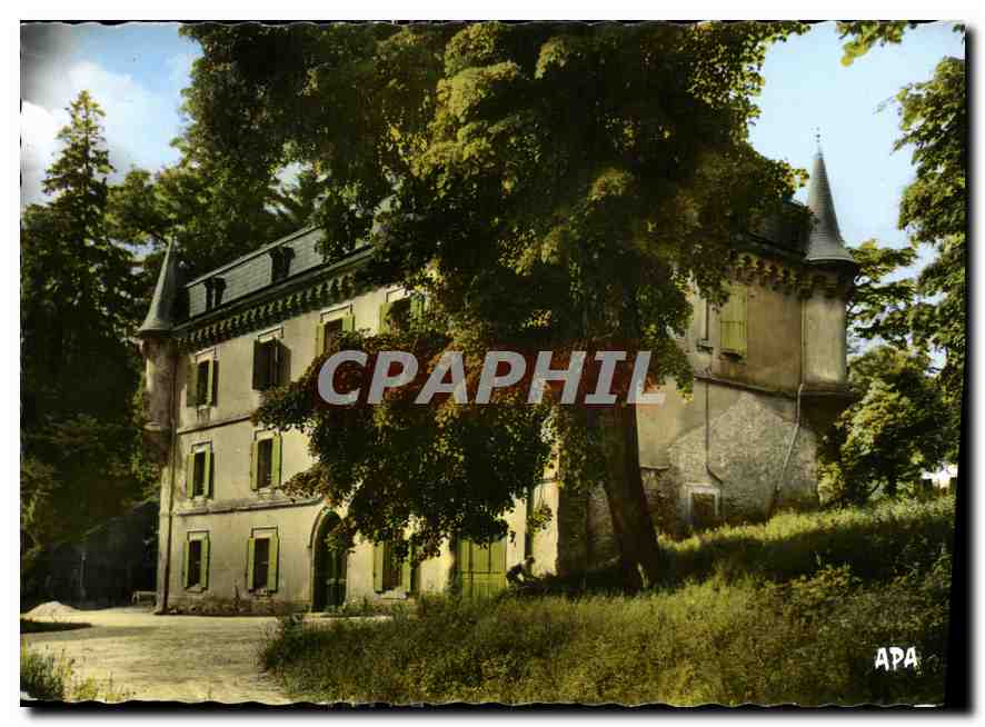 CPM La Montagne Noire Environs de lacombe Aude Le Chateau de Ramondens Colonie 