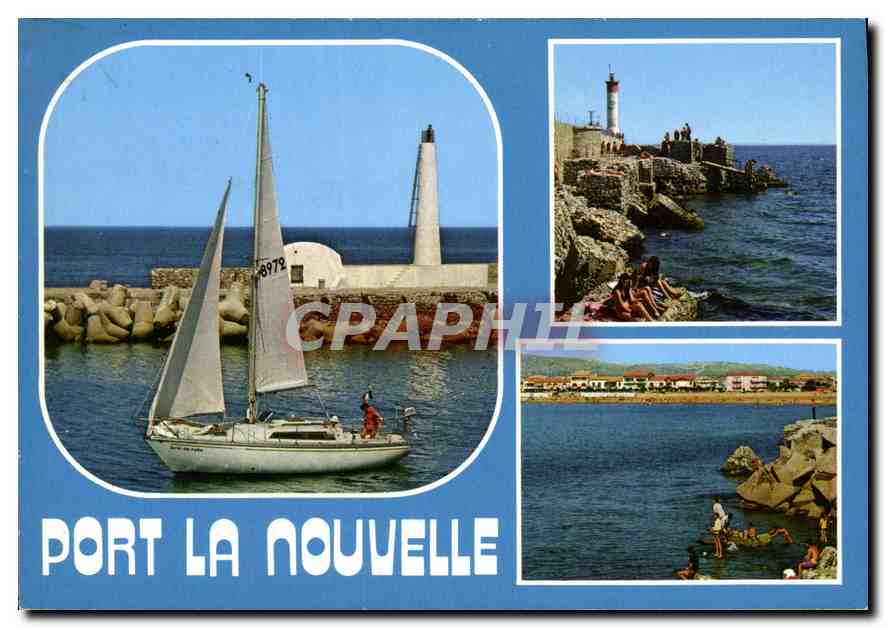 CPM Port la Nouvelle Aude Souvenirs 
