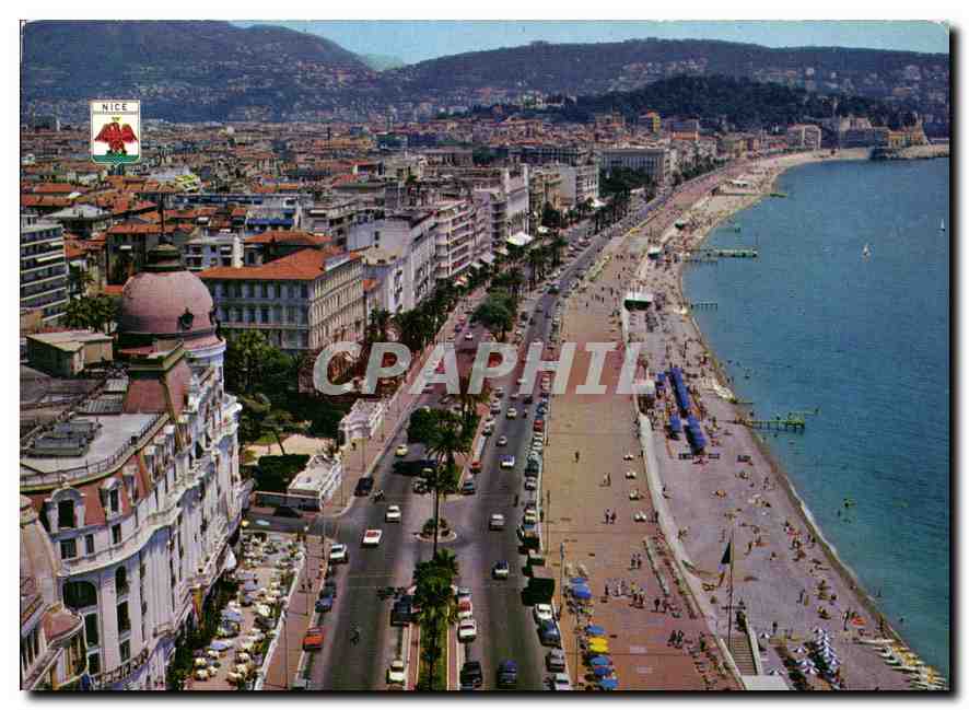 CPM Nice Cote d'Azur French Riviera Vue aerienne La Promenade des Anglais 