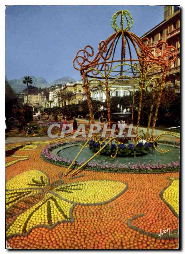 CPM Couleurs et Lumiere de France La Cote d'Azur miracle de la nature Menton Alpes Maritimes 