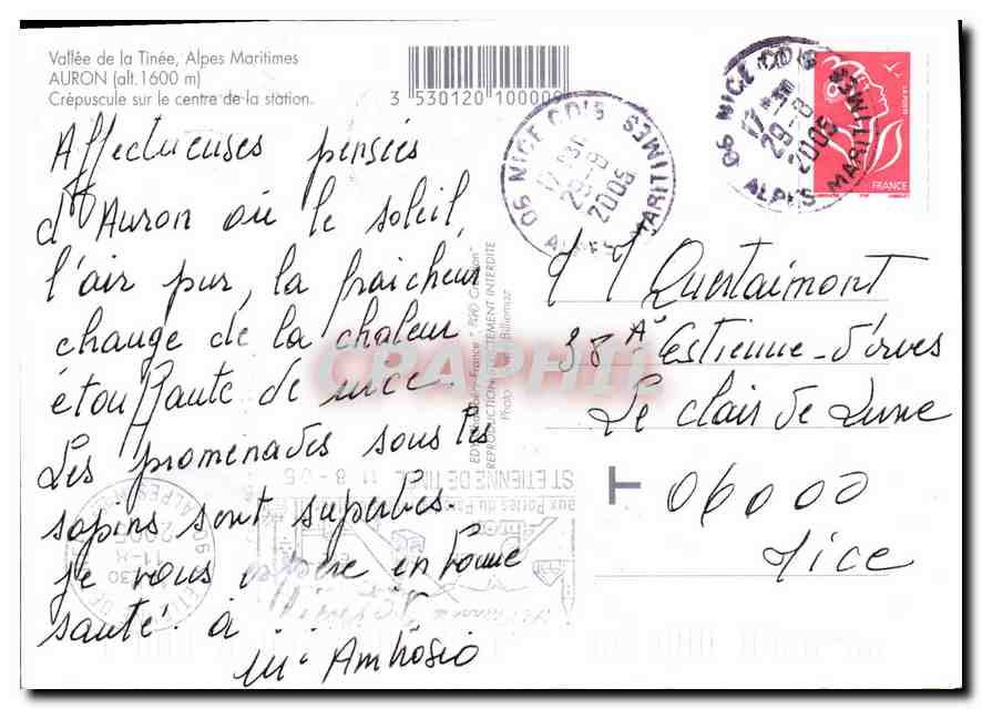 Aurion — Crépuscule sur le centre de la station — RGO — Verso