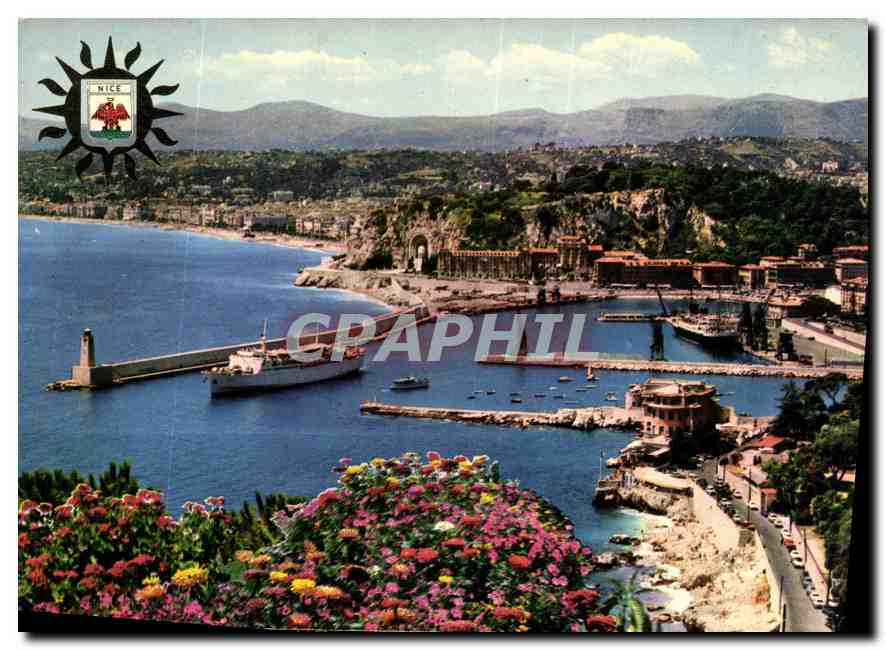 CPM Nice Cote d'Azur French Riviera Vue generale Le port 