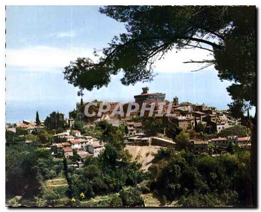 Cagnes-sur-Mer — Übersicht von Haut-de-Cagnes mit dem Schloss der Grimaldi (14. Jahrhundert) — Éditions LA CIGOGNE