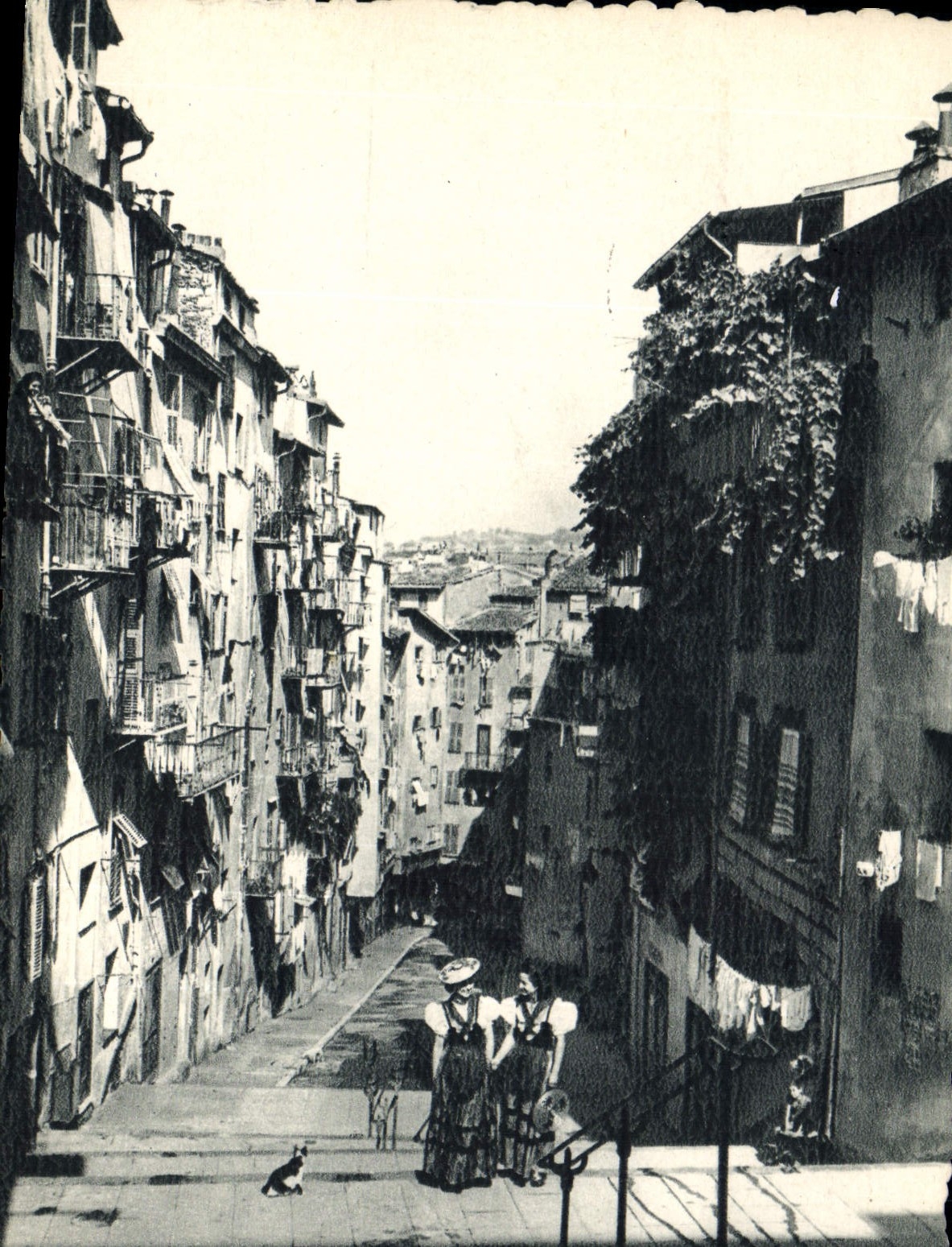 Altes Nizza — pittoresche Straße — Éditions du Globe, N° 06