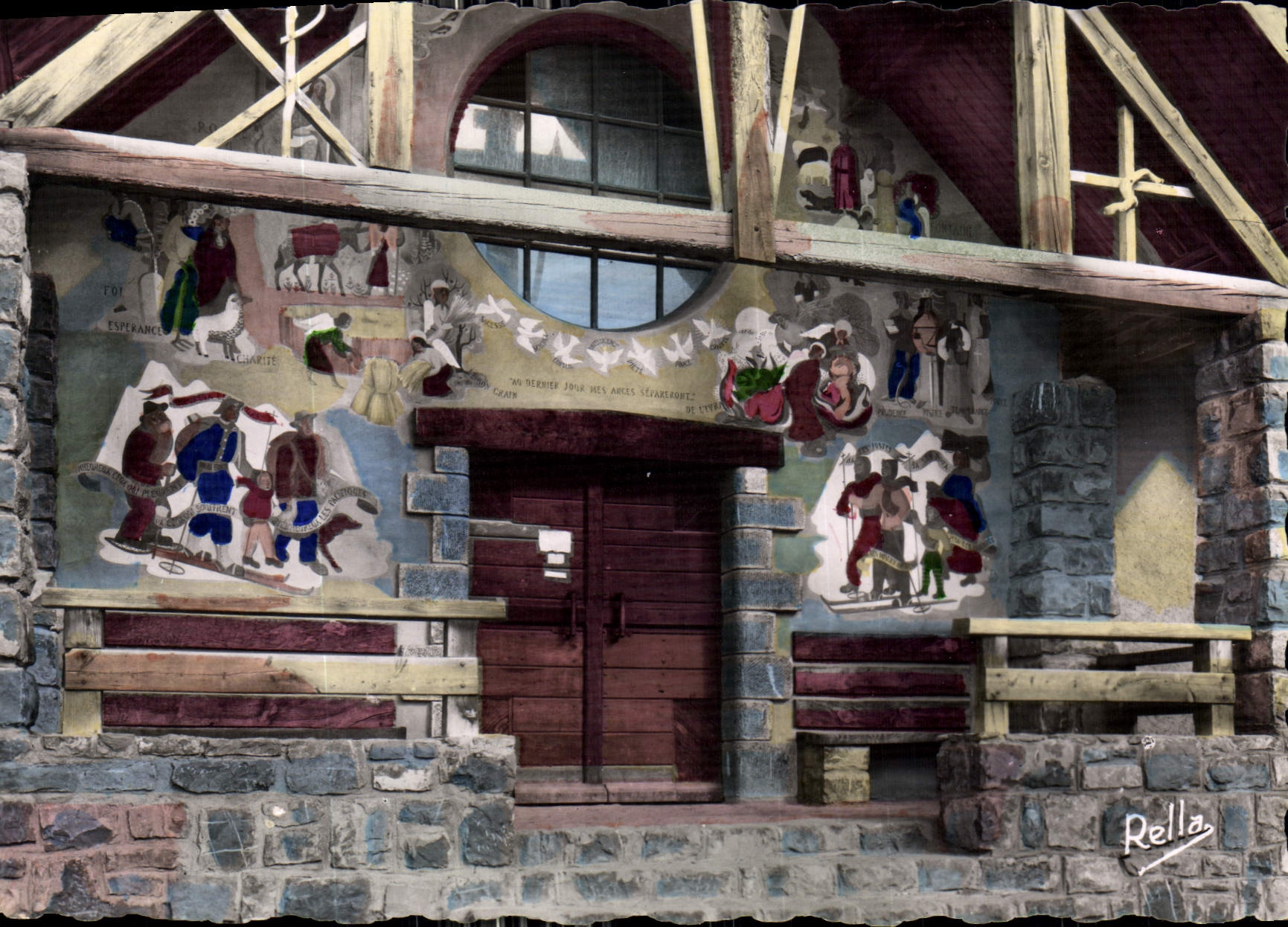 Sanctuary of Notre Dame des Neiges — The Porch — Frescoes by Cassarini — French Edition