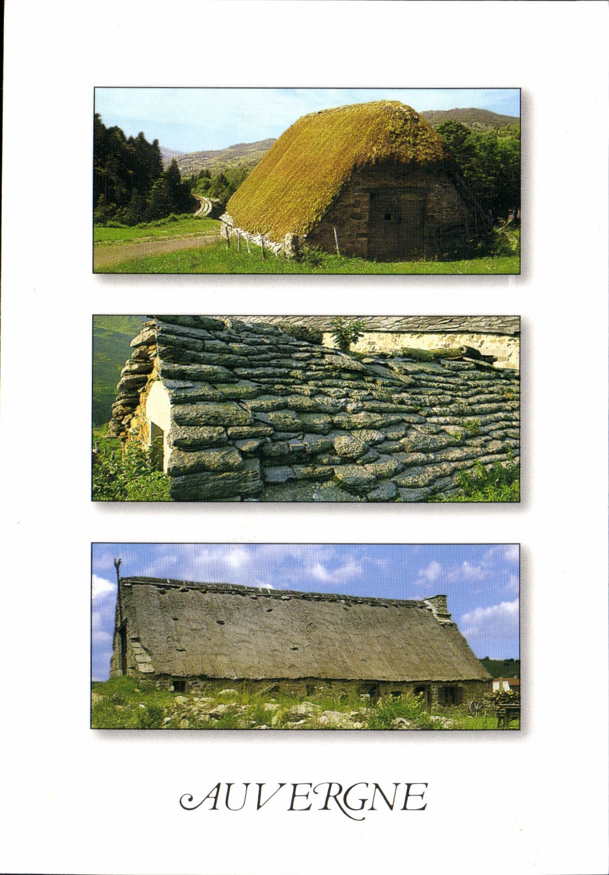CPM Chaumieres et Buron d'Auvergne 