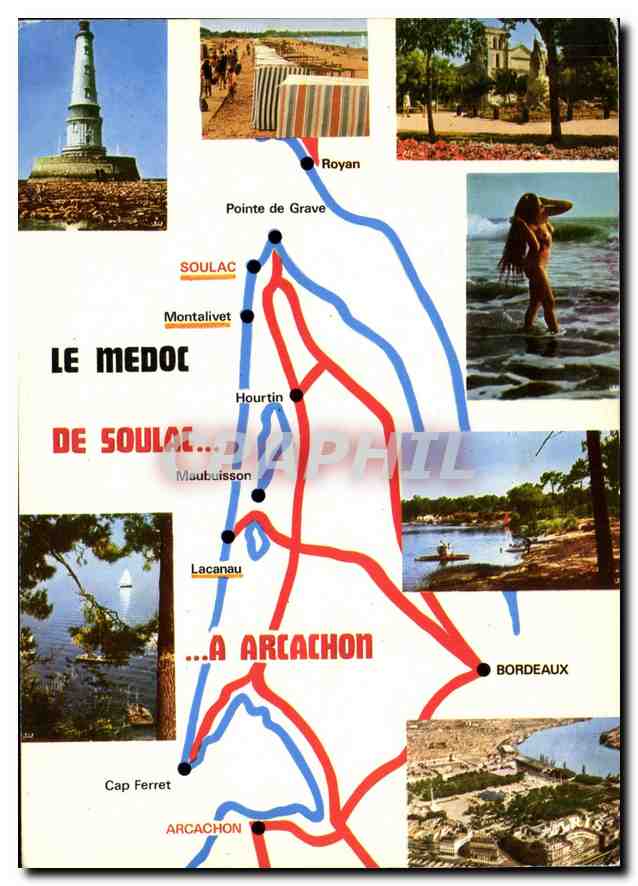 CPM La Cote Aquitaine De Soulac a Arcachon 