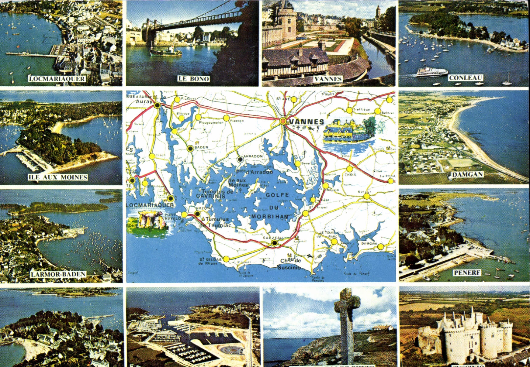 Golfe du Morbihan — Lieux touristiques — Éditions d'Art Jack, 500 Louarnance