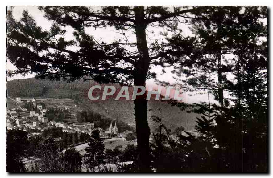 CPA La Louvesc Ardeche Paysage pris du Mont Besset 