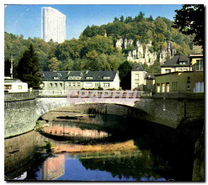 CPA Luxembourg Ville basse de Clausen Pont sur l'Alzette 