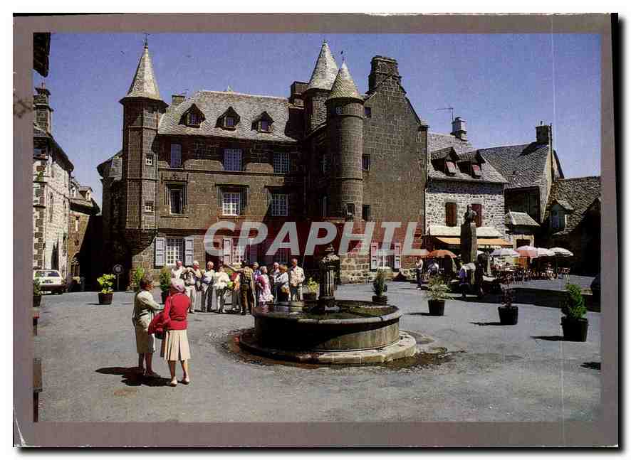 CPA Salers Cantal Cite Medievale La maison du Notaire 