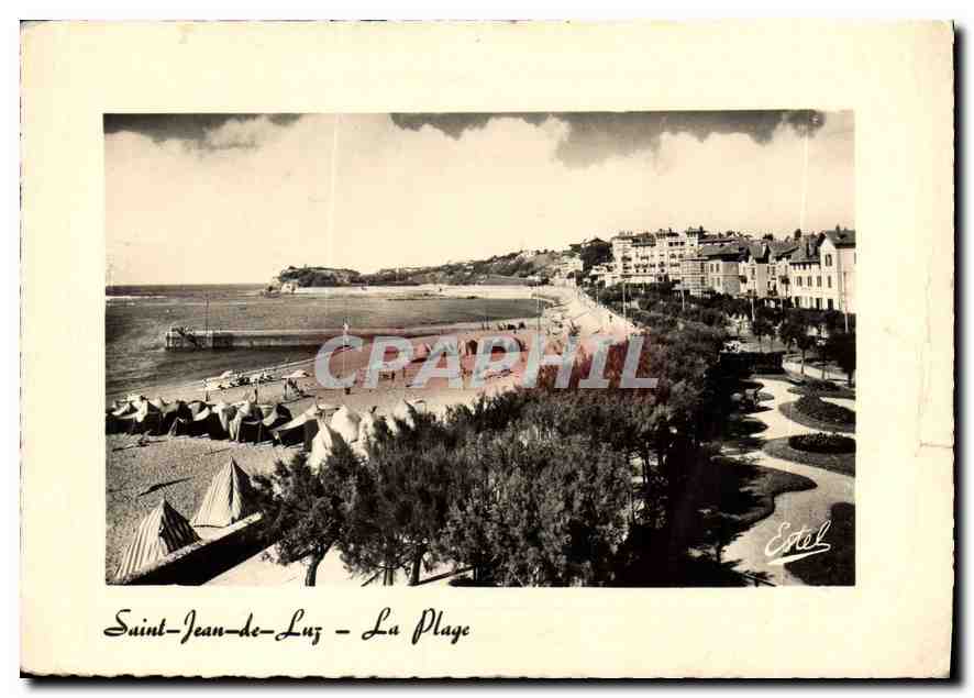CPM Saint Jean de Luz The beach 