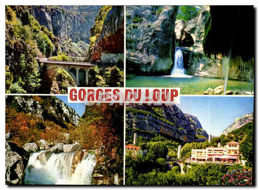 Gorges du Loup — paysage et cascade — Éditions G.L. 4 Côte d'Azur