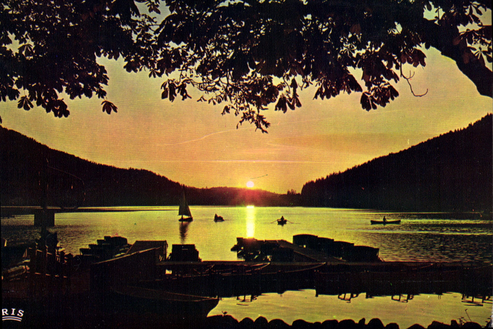 CPM Les Vosges pittoresque Coucher de soleil sur le lac de Gerardmer - Recto
