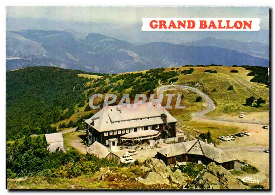 CPM Grand Ballon Hotel du Grand Ballon et le Restaurant vue des Alpes sur la toute des Cretes au fon