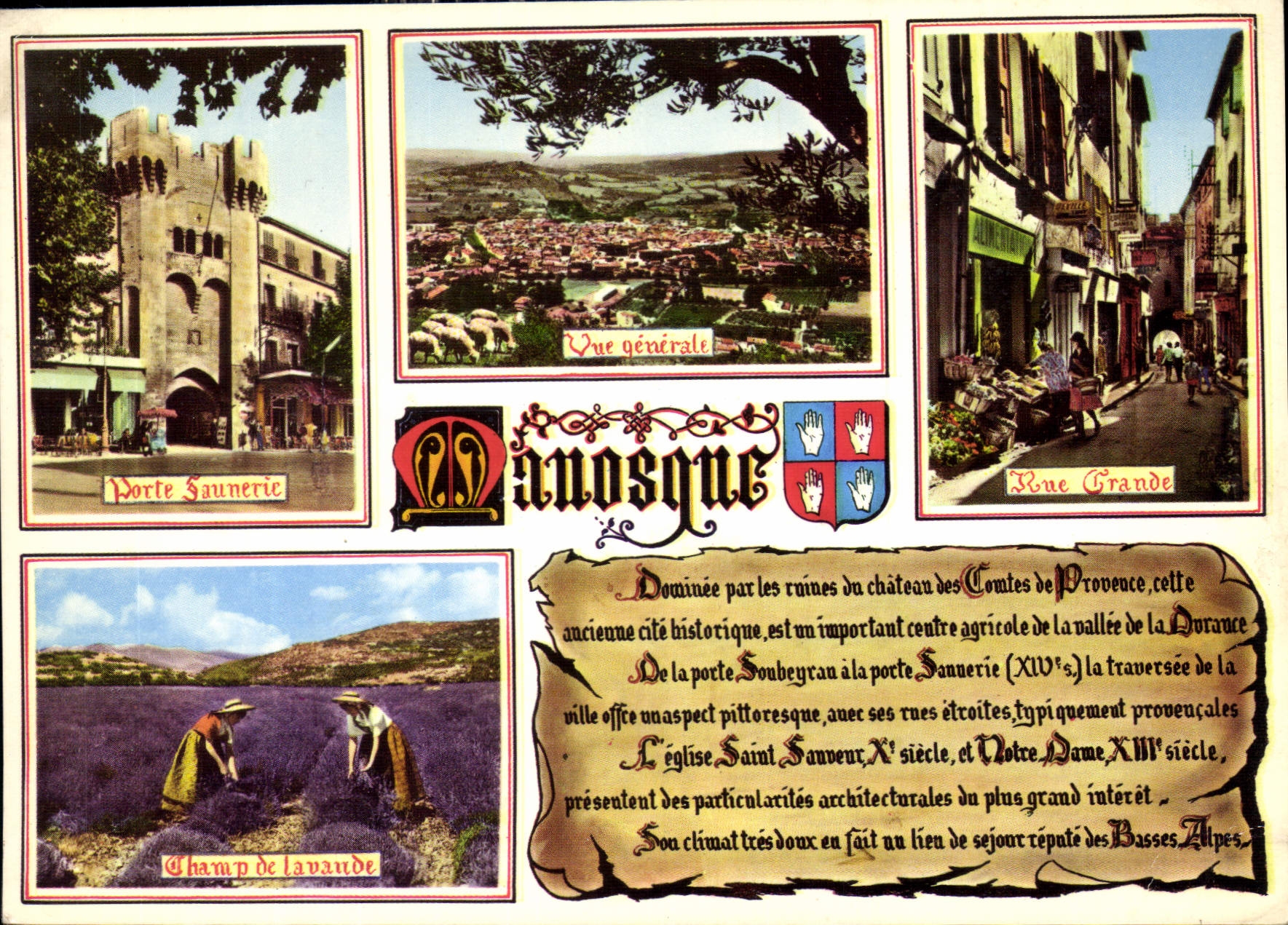 CPM Paysages de France Manosque Alpes de Haute Provence 