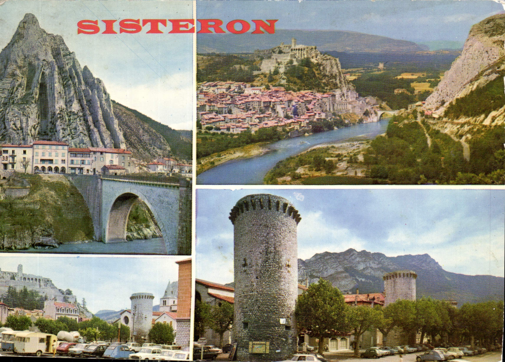 Sisteron — vue panoramique et monuments — Éditions J. Cellard
