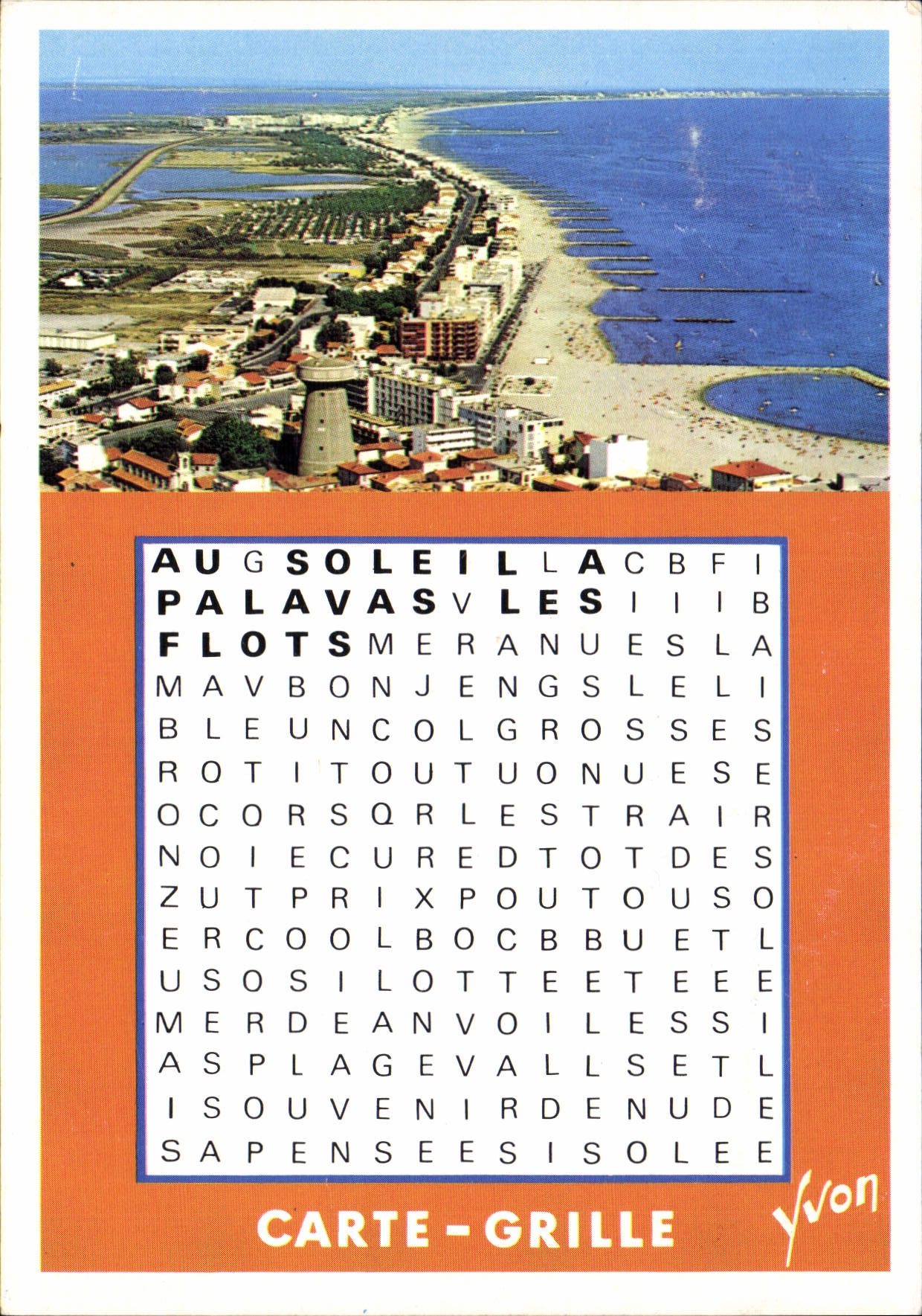 CPM Carte Grille Palavas les Flots 