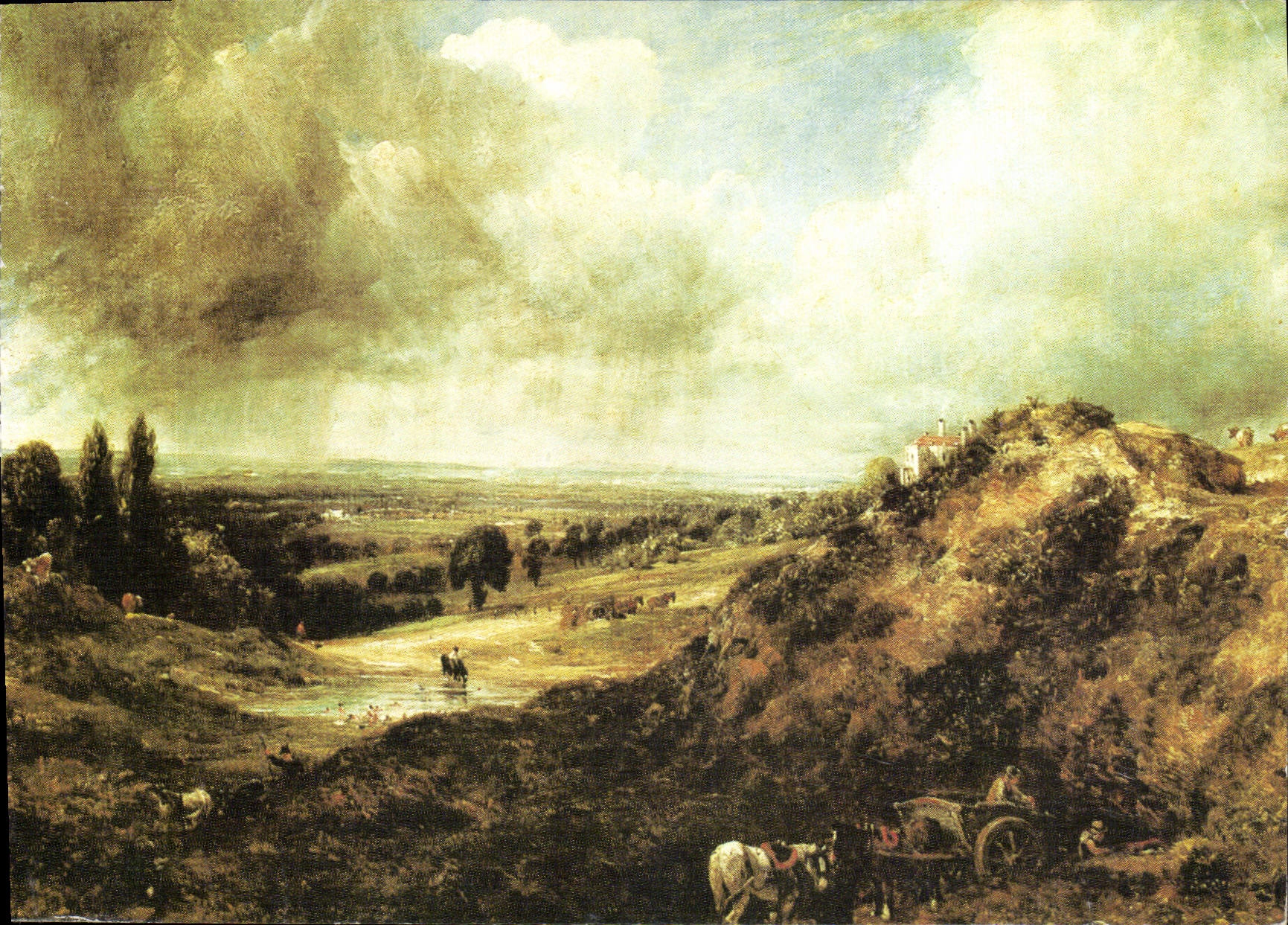 CPM John Contable Hampstead Heath l'Etang de Branch Hell Victoria and Albert Museum Londres 