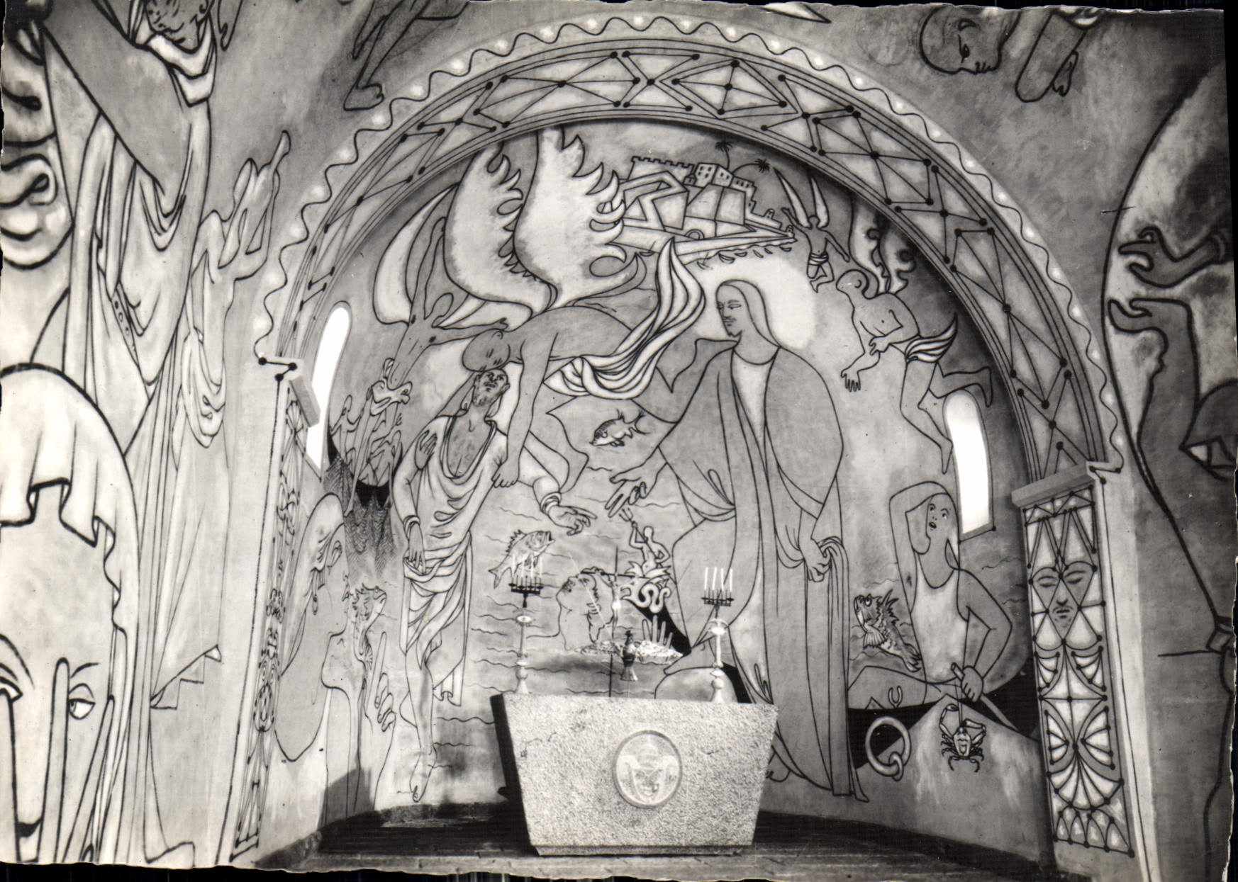 Kapelle Saint-Pierre in Villefranche-sur-Mer — von Jean Cocteau dekoriert — Editions La Cigogne, Monaco