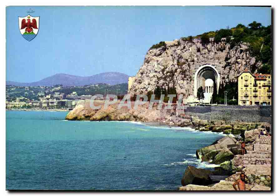CPM La Cote d'Azur Nice Le Quai Raubs Capeu Monument aux Morts oeuvre e l'architecte Seassal 