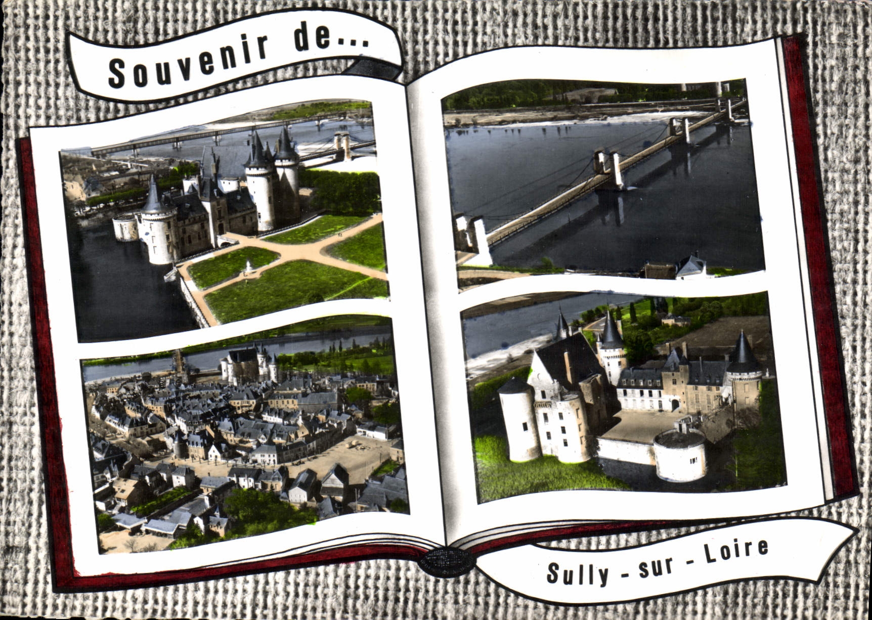 Sully-sur-Loire — Château, pont et vue panoramique — Édition Lapie, St-Maur-des-Fossés
