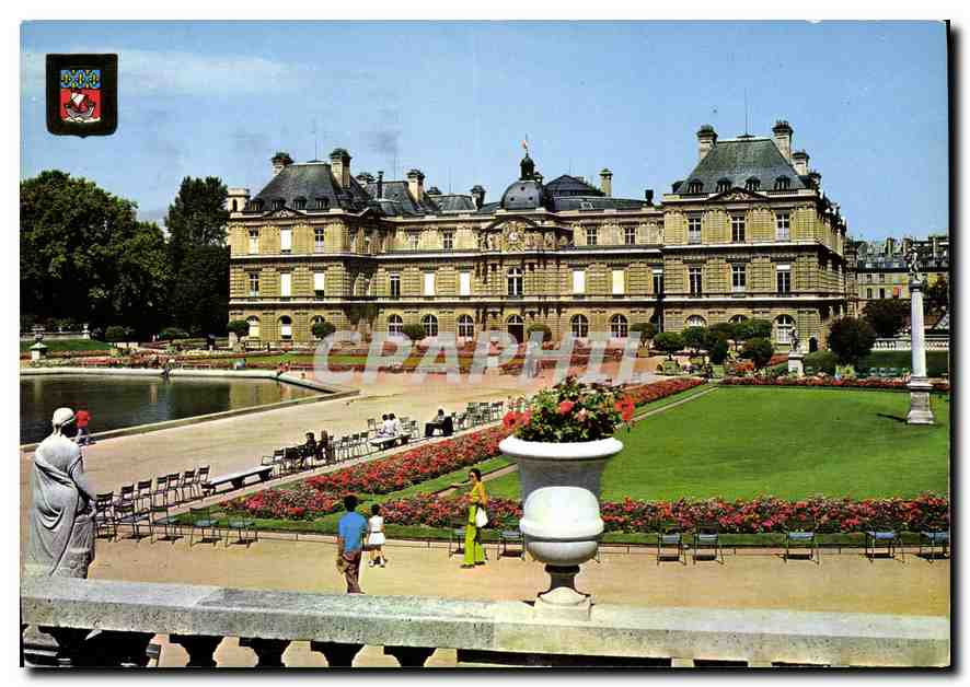 CPM Paris les Jardins et le Palais du Luxembourg 