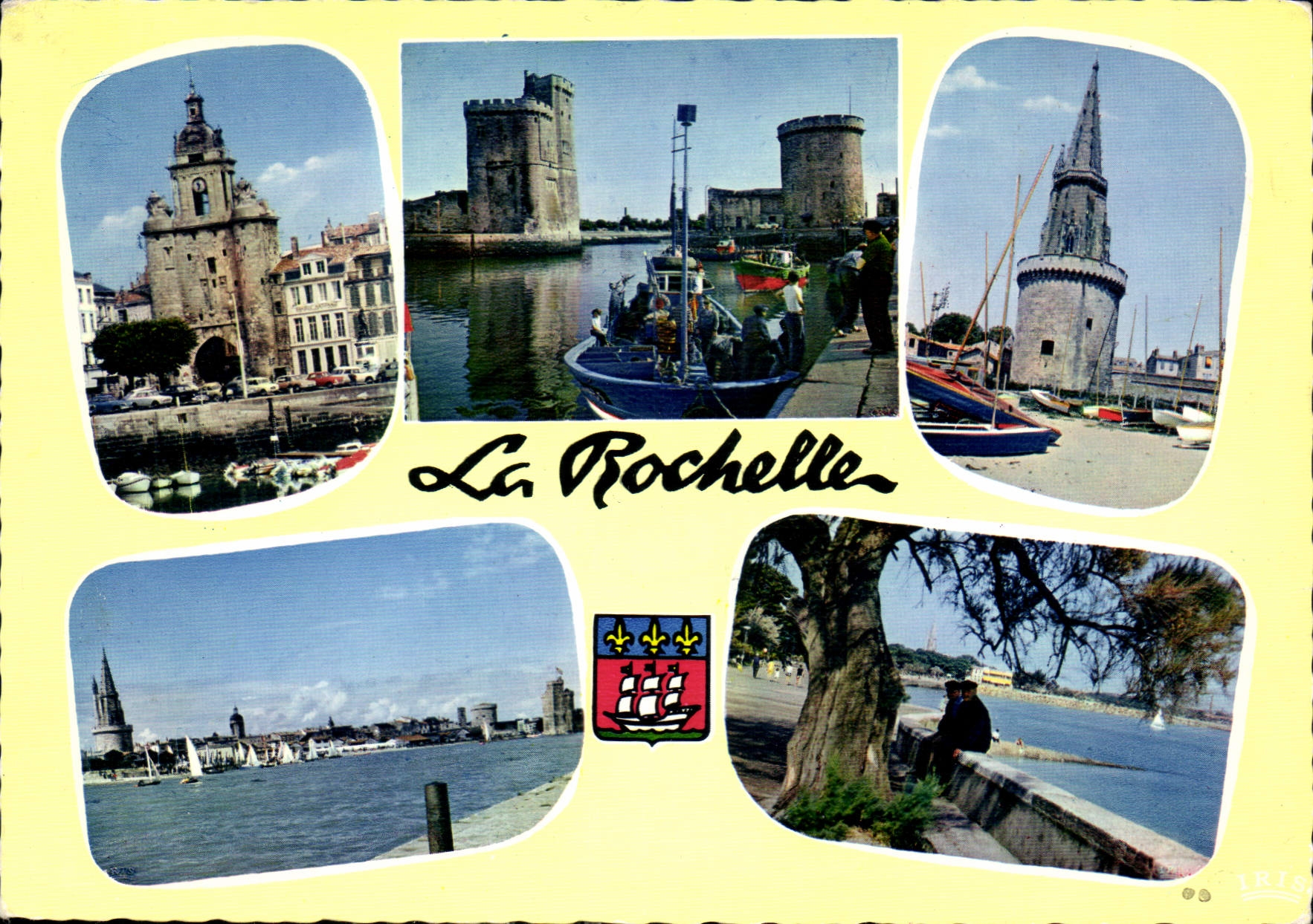 La Rochelle — vue panoramique des monuments et du port — Éditions Modernes « Théojac »