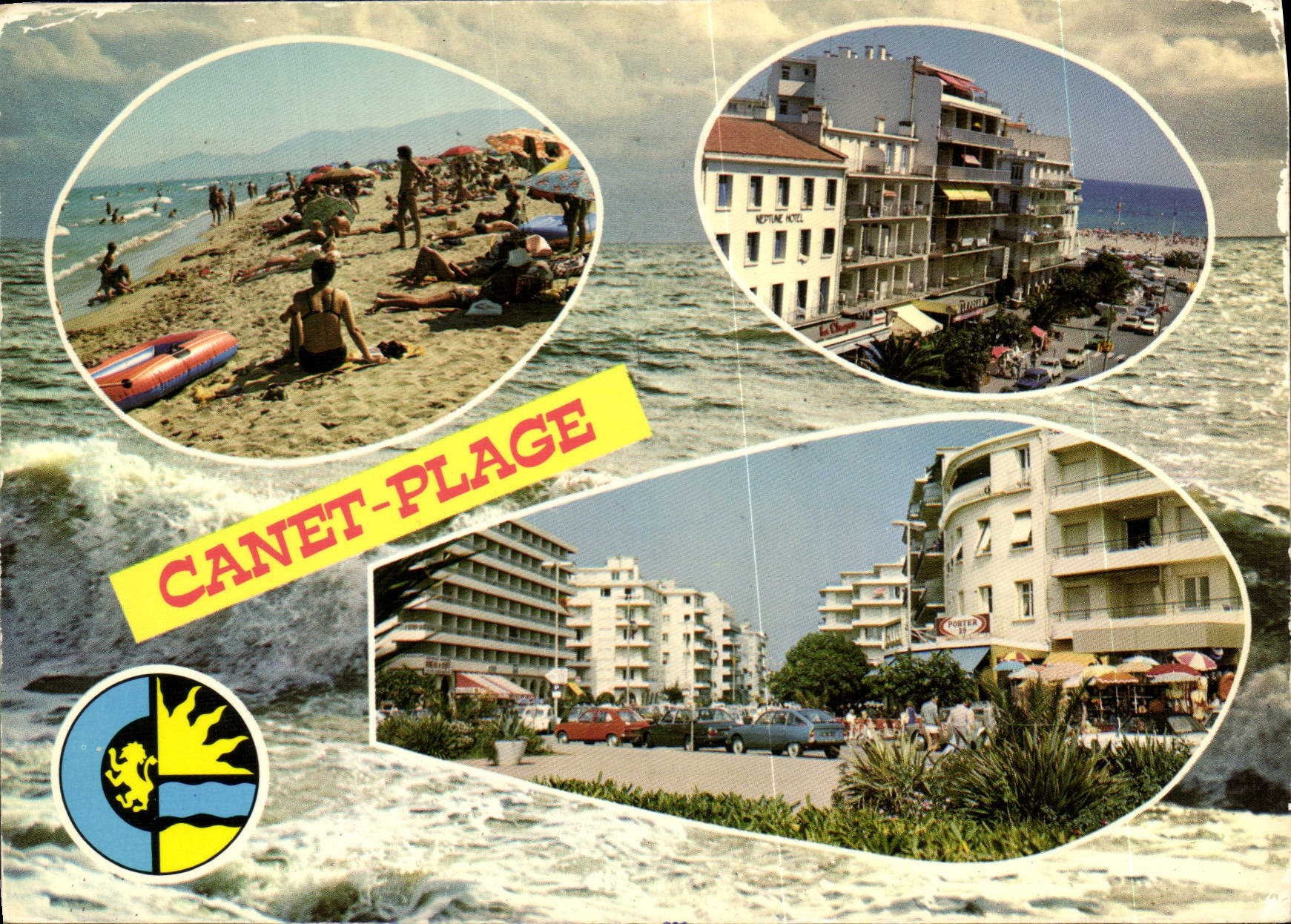 CPM Canet Plage St Nazaire en Roussillon L'Avenue de la Mediterranee la Plage 