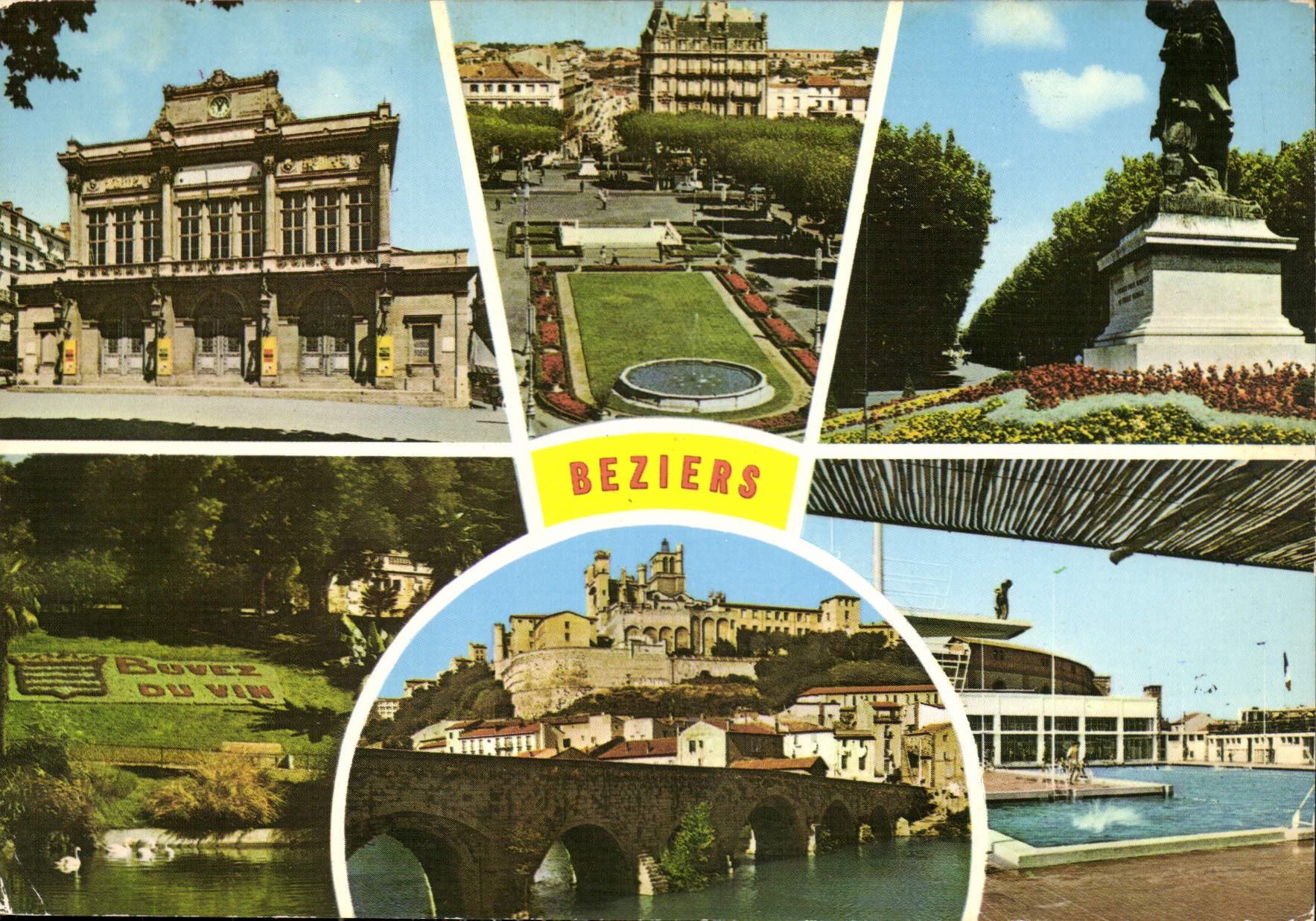 Beziers — vue panoramique — Société des Cartes Postales de Céur