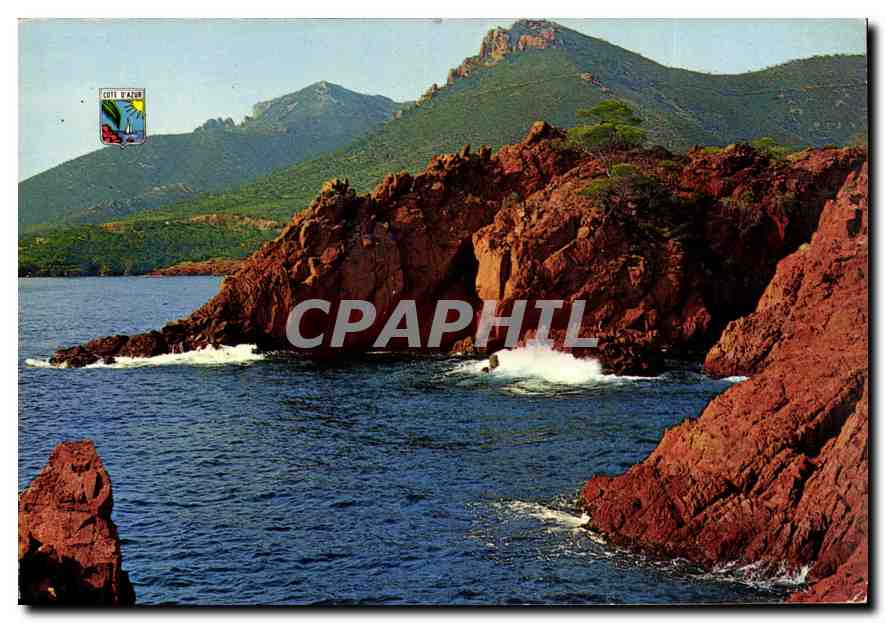 CPM Cote d'Azur la Corniche d'Or Rochers rouges de l'Esterel 