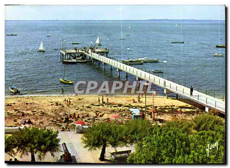CPM Couleurs et lumiere de France le Moulleau Arcachon Gironde la Nouvelle Jetee 