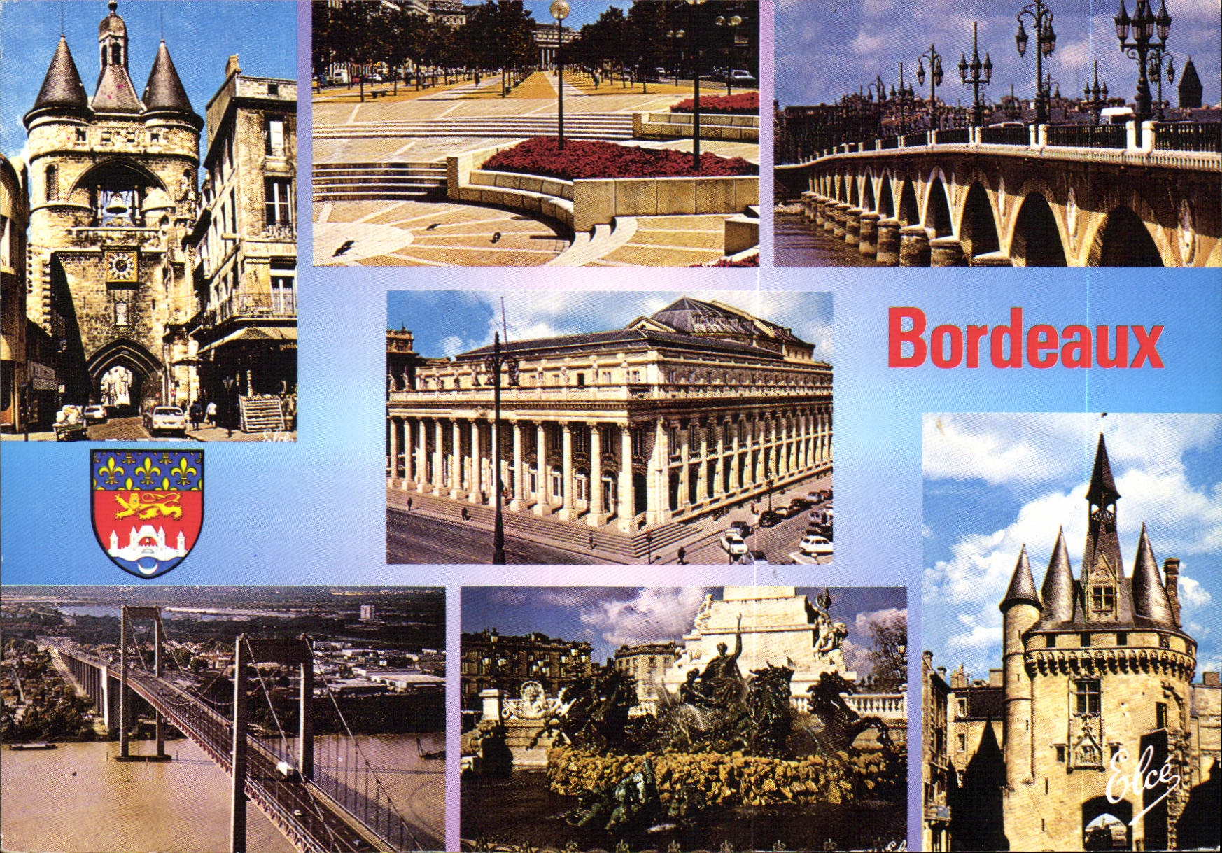Bordeaux — vue panoramique — Éditeur Elcé, n°5