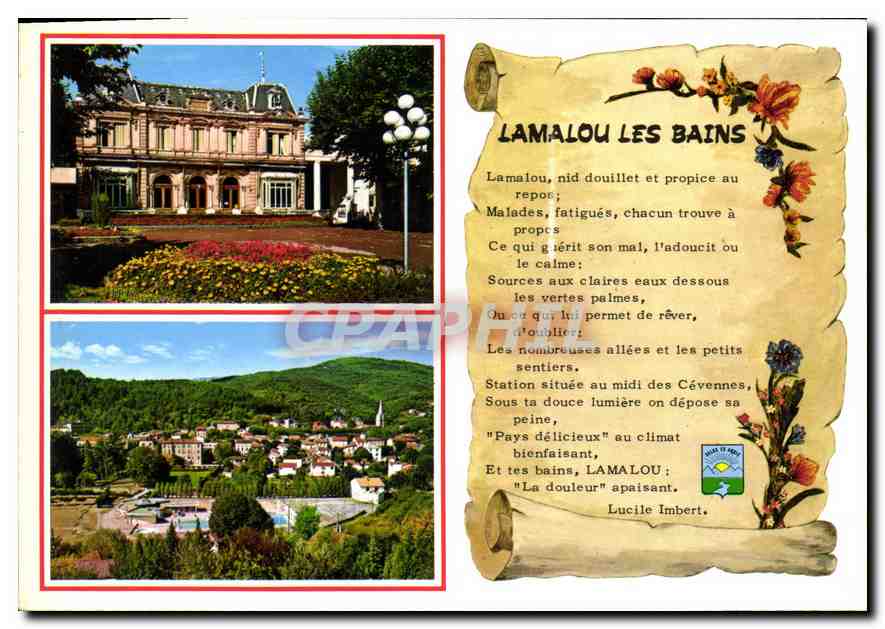 CPM En Parcourant le Languedoc Lamalou les Bains Herault 