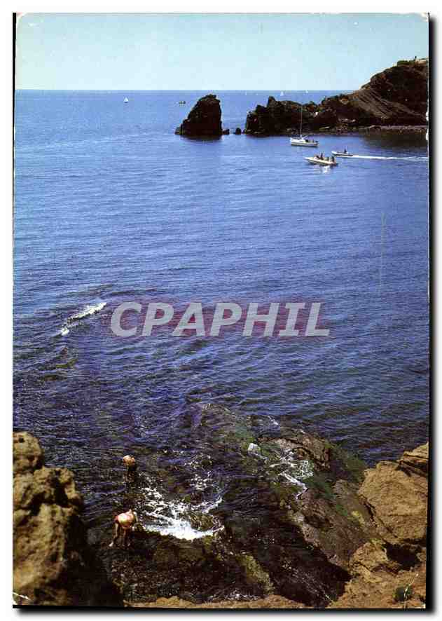 CPM Le Cap d'Agde la baie de la grande conque et les rochers des Freres Jumeaux 