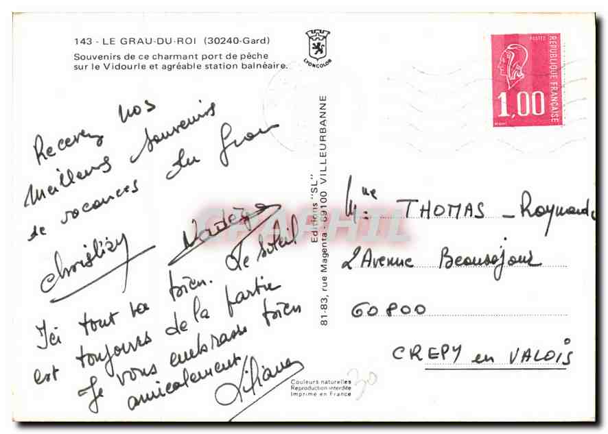 Le Grau-du-Roi — Memories of this charming fishing port and pleasant seaside resort — Éd. de Magenta — Back
