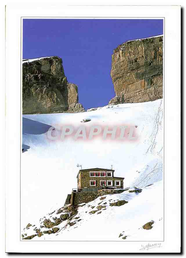 CPM Pyrenees La Breche de Roland et le Refuge des Sarradets 