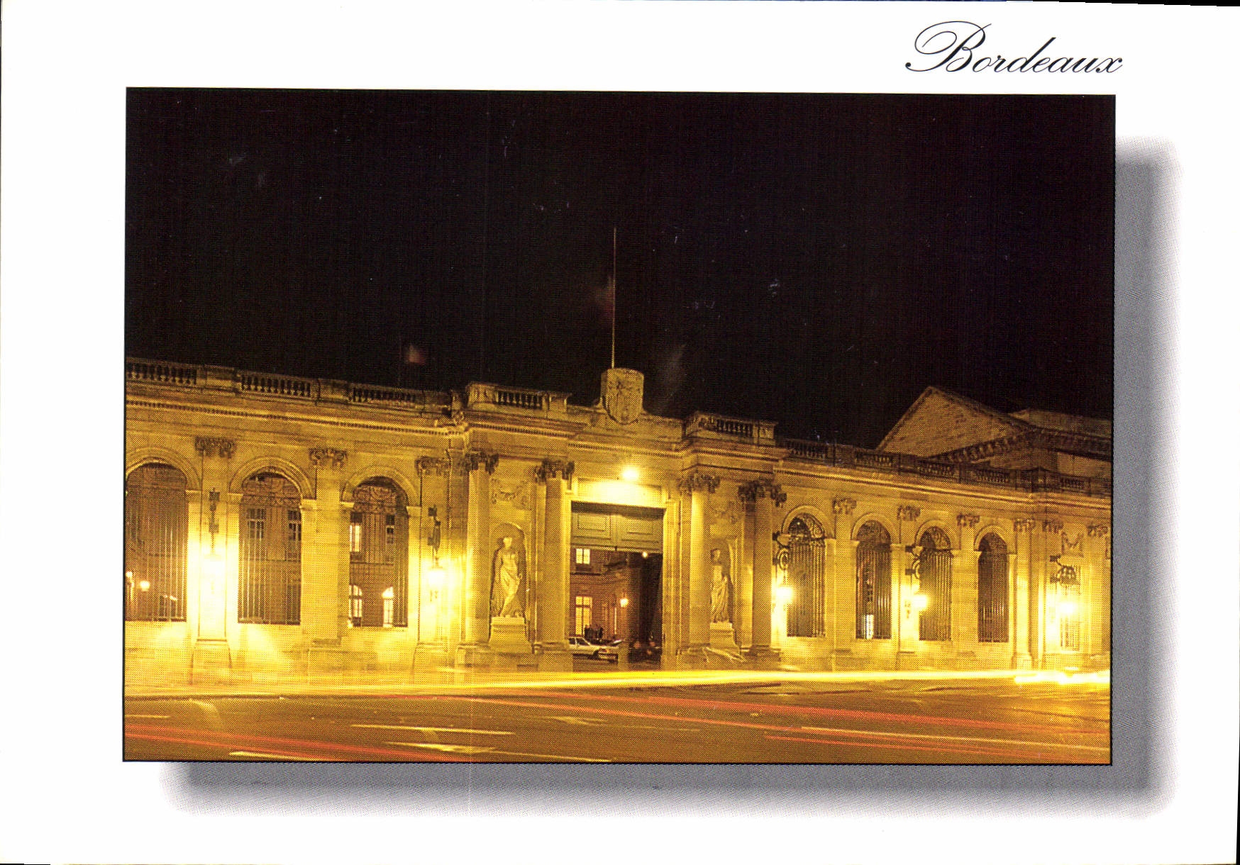 CPM Bordeaux Gironde Hotel de Ville le Palais de Rohan 