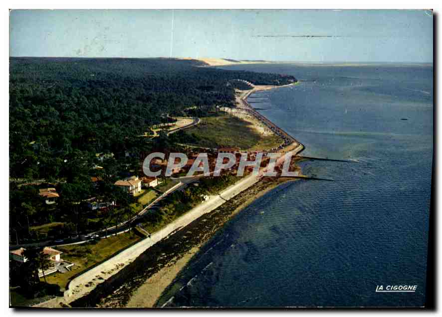 La Cigogne — Plage de Pèreire, au loin la Dune du Pyla — Éditions La Cigogne