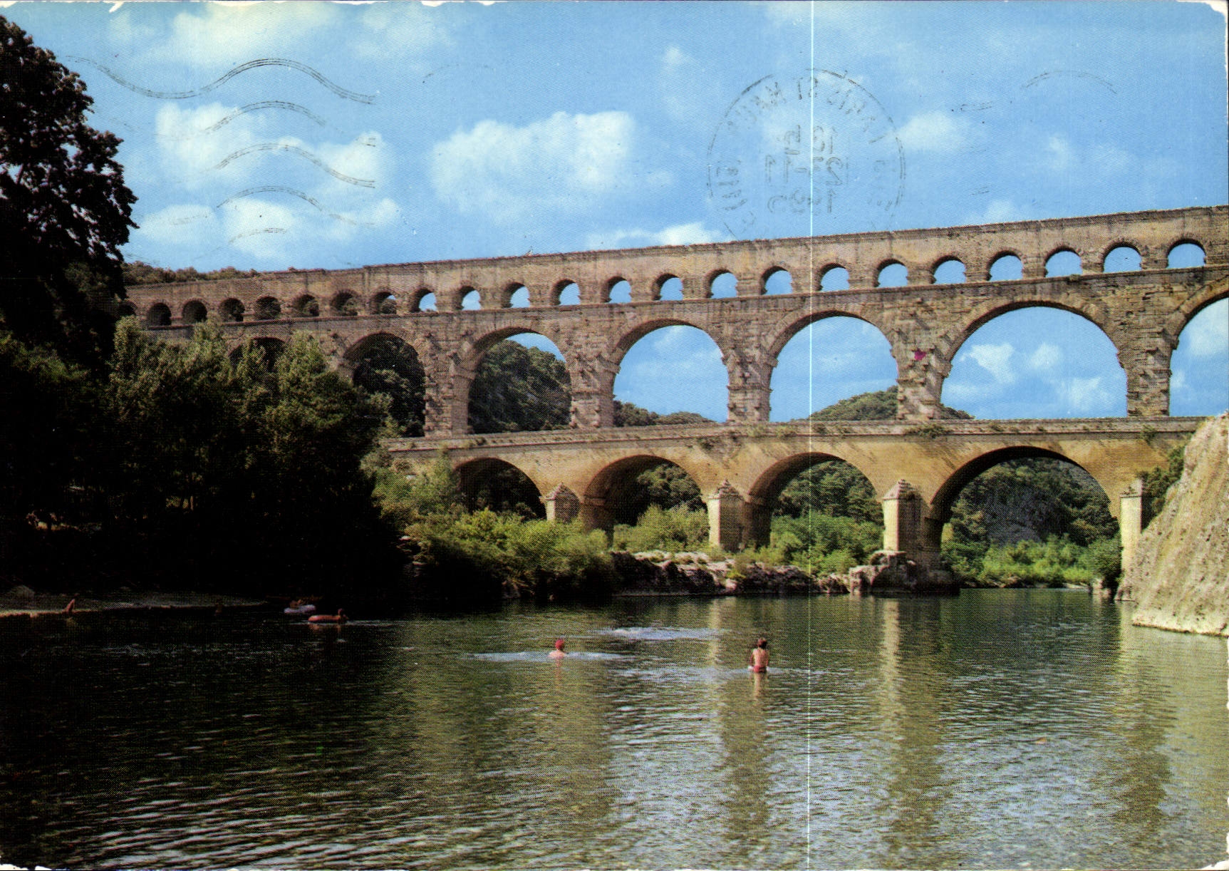 CPM Le Pont du Gard Construit sur l'ordre d'Agrippa vers l'an 19 avant JC 