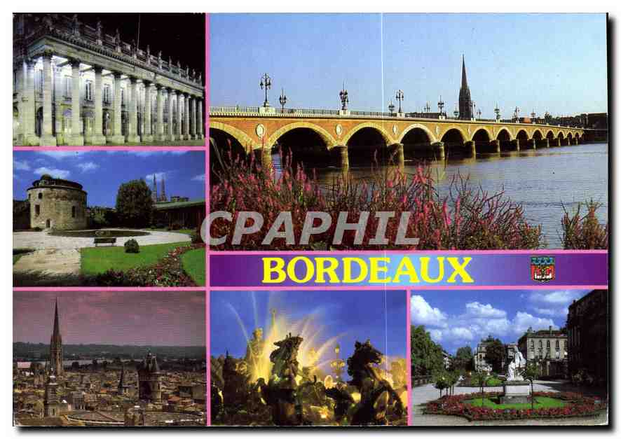 CPM Bordeaux Ambiance et reflets de la Capitale d'Aquitaine 