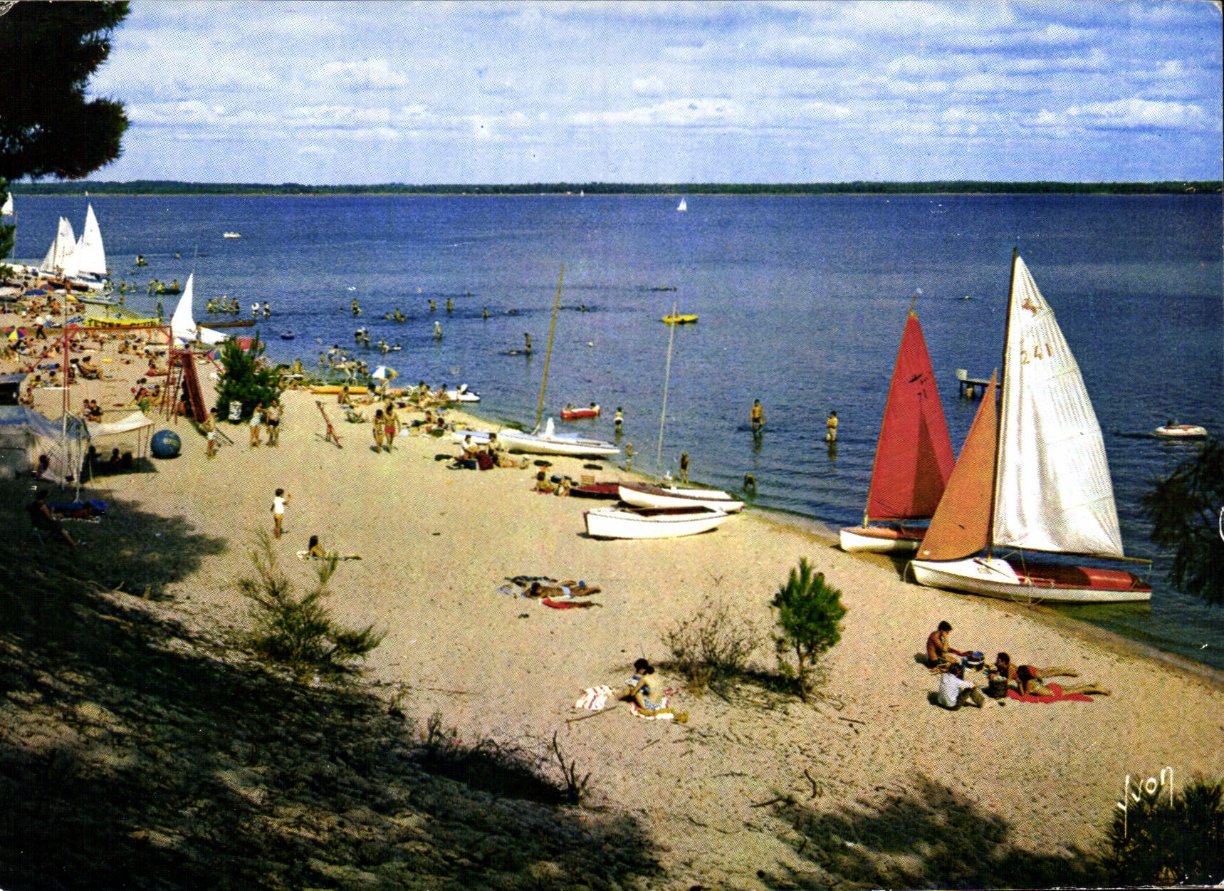 Lac de Lacanau — Camping 'Le Tedey' — Éditions d'Art Yvon