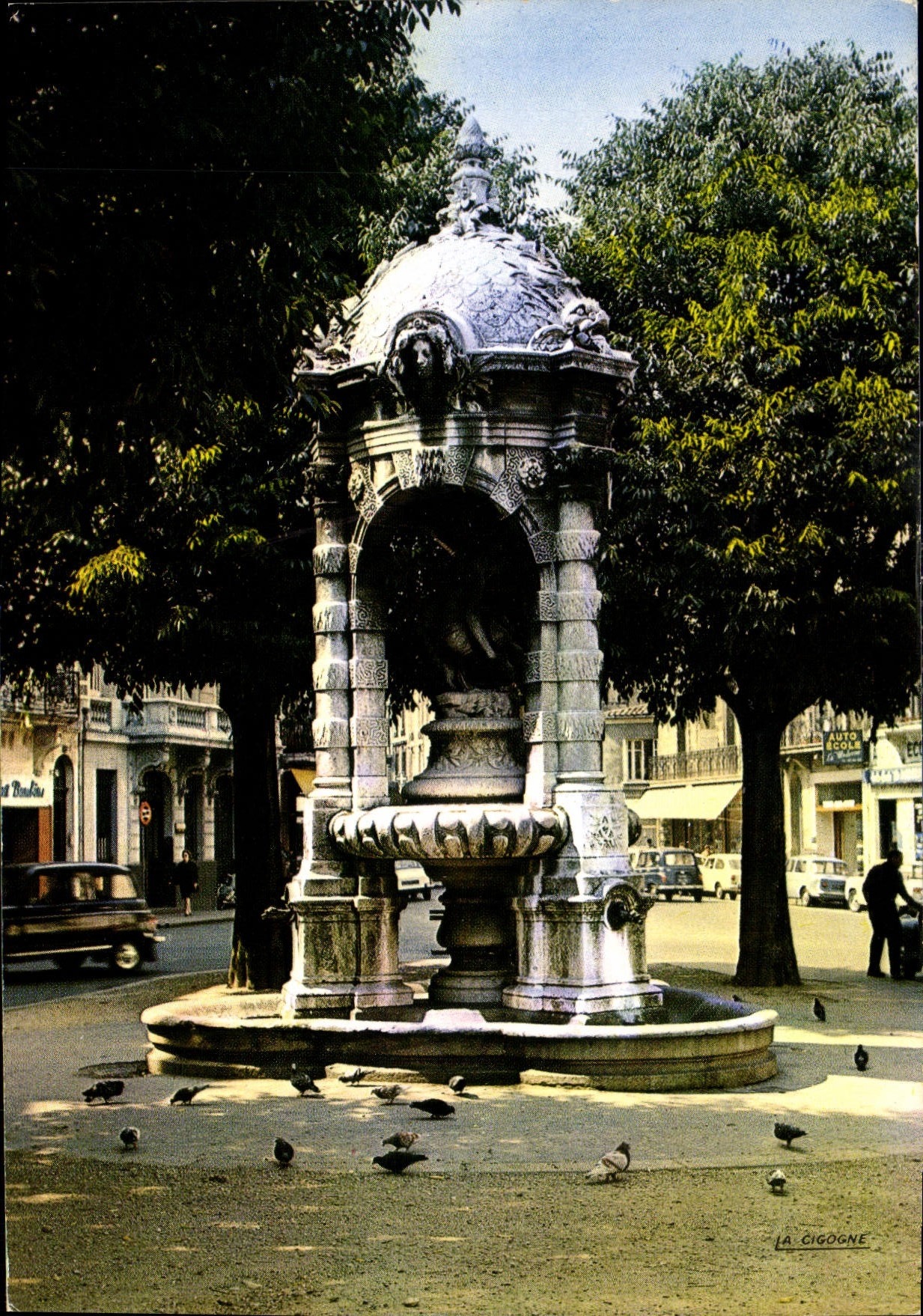La Fontaine de la Place Charles-Gruet — Bordeaux — Éditions La Cigogne
