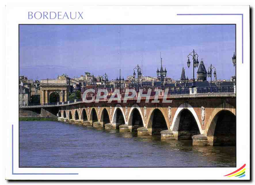 Bordeaux — Pont de pierre — Graphphil