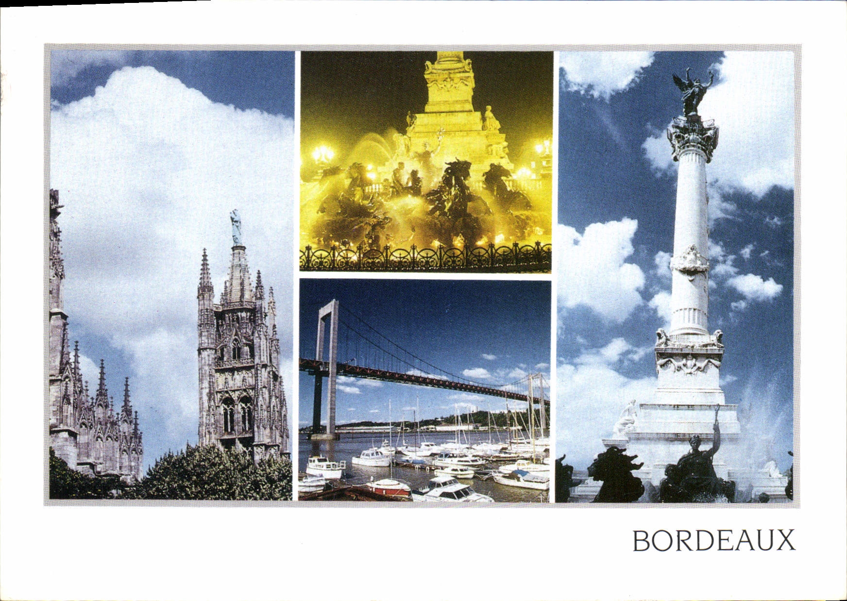 Bordeaux — vue panoramique — Éditions CPAPHIL - Anverso