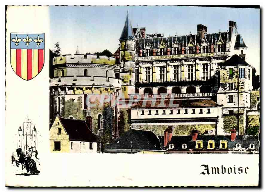 CPM En Touraine Les Chateaux de la Loire Amboise Le Chateau 