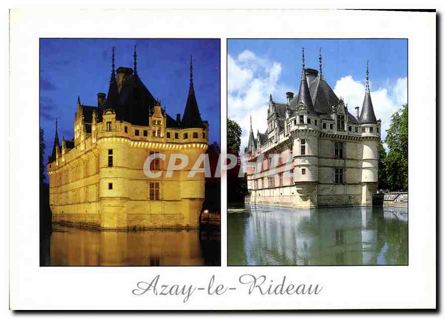 CPM Azay le Rideau i et l