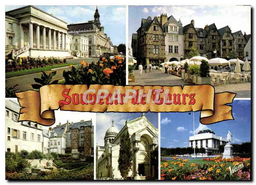 CPM Les Merveilles du Val de Loire Tours Indre et Loire 