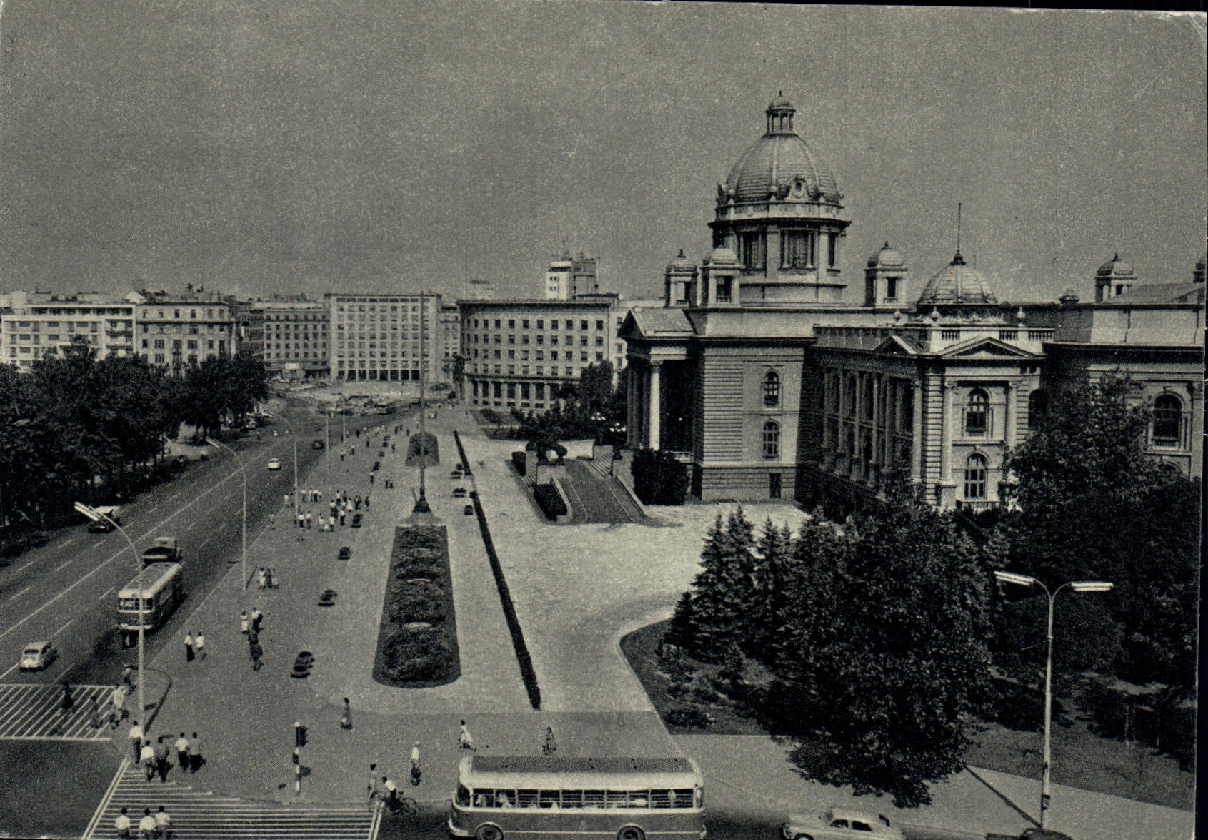 CPM Beograd Savezna Nar Skupstina sa Trgom Marksa 1 Engelsa 